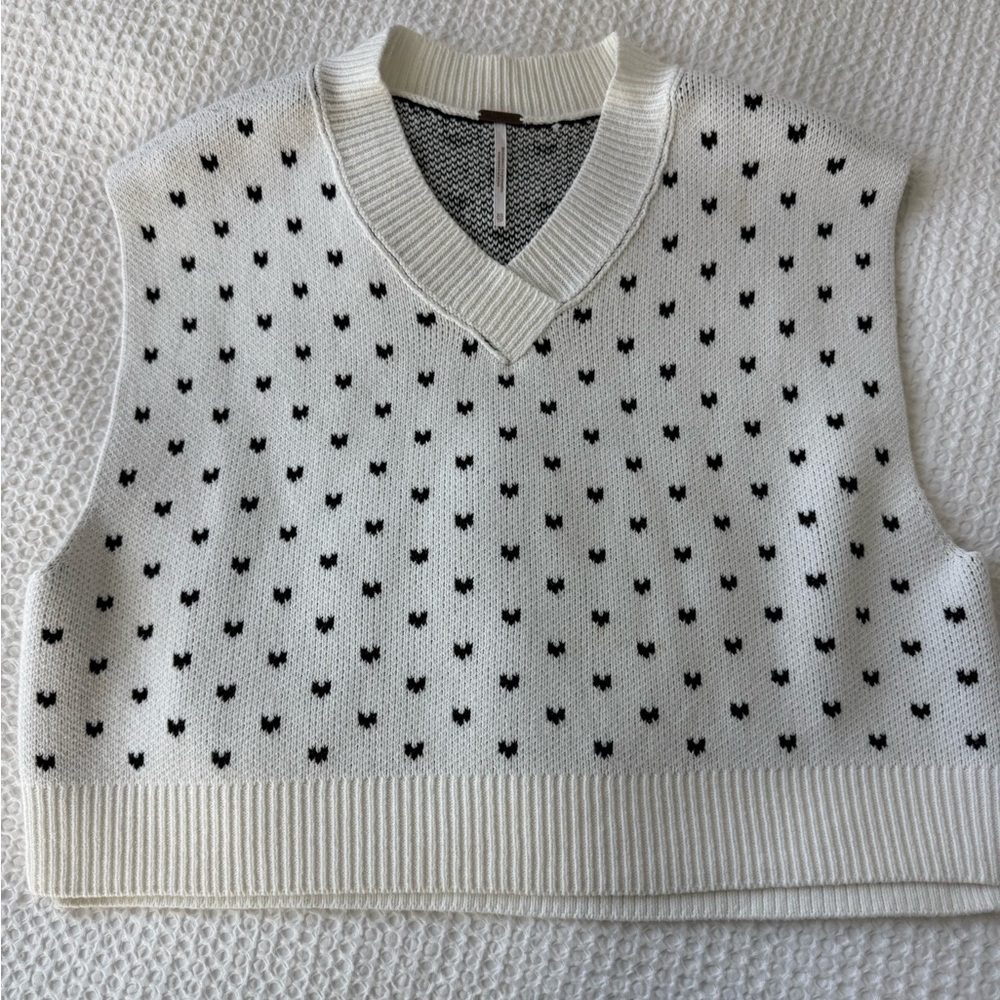 Free people sweater vest XS
